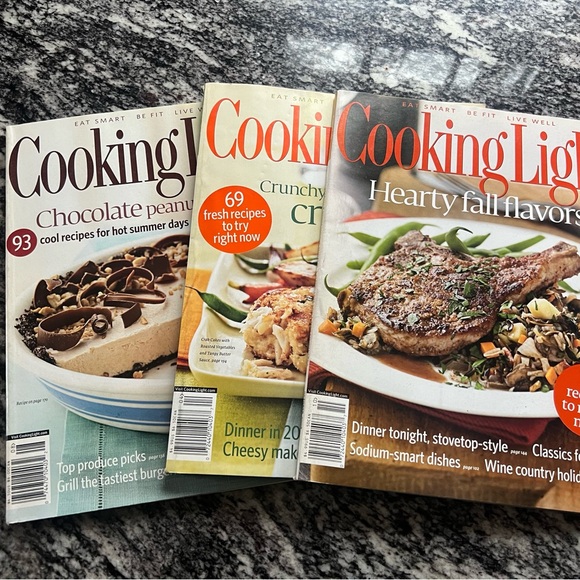 Cooking Light Other - Like New Cooking Light x 3